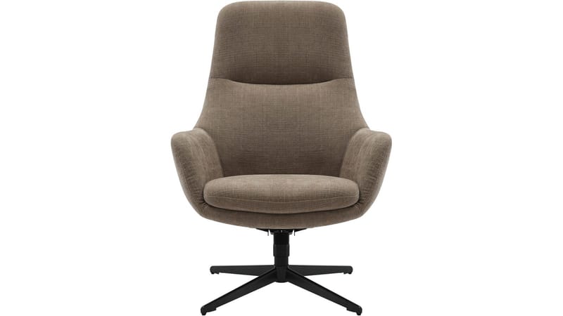 Kiresto Fåtölj med pall snurrfunktion - Grå - Möbler - Vardagsrum - Fåtöljer - Biofåtöljer & reclinerfåtöljer