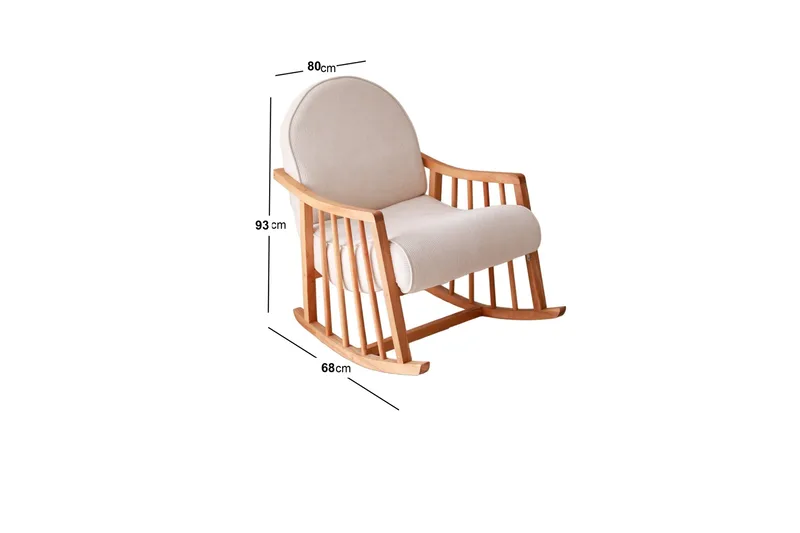 Klea Fåtölj - Vit - Möbler - Vardagsrum - Stolar & sittmöbler - Snurrstolar & gungstolar