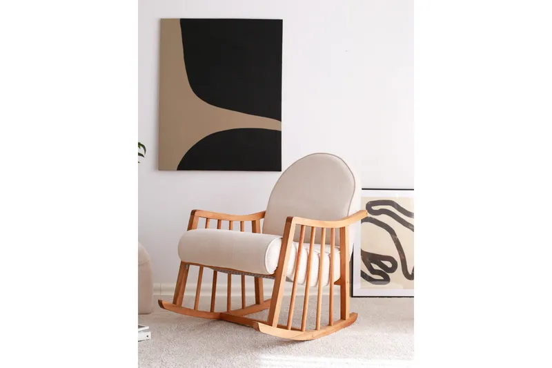 Klea Fåtölj - Vit - Möbler - Vardagsrum - Stolar & sittmöbler - Snurrstolar & gungstolar