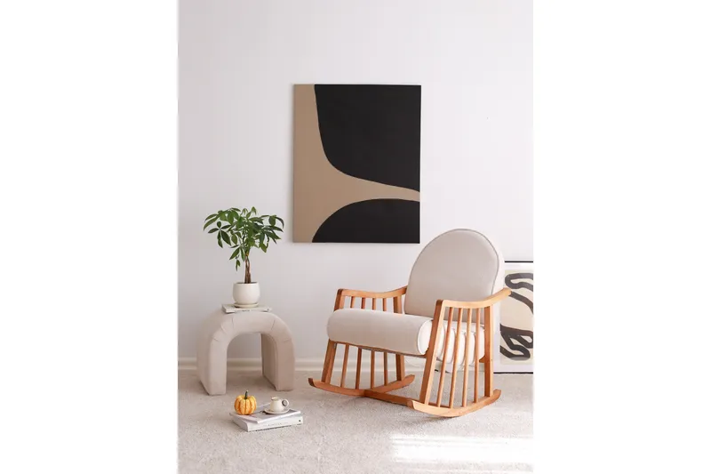 Klea Fåtölj - Vit - Möbler - Vardagsrum - Stolar & sittmöbler - Snurrstolar & gungstolar