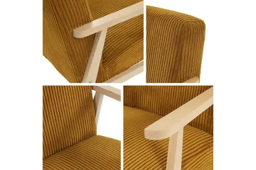 Knocklong Fåtölj Beige/Wood - Möbler - Vardagsrum - Fåtöljer