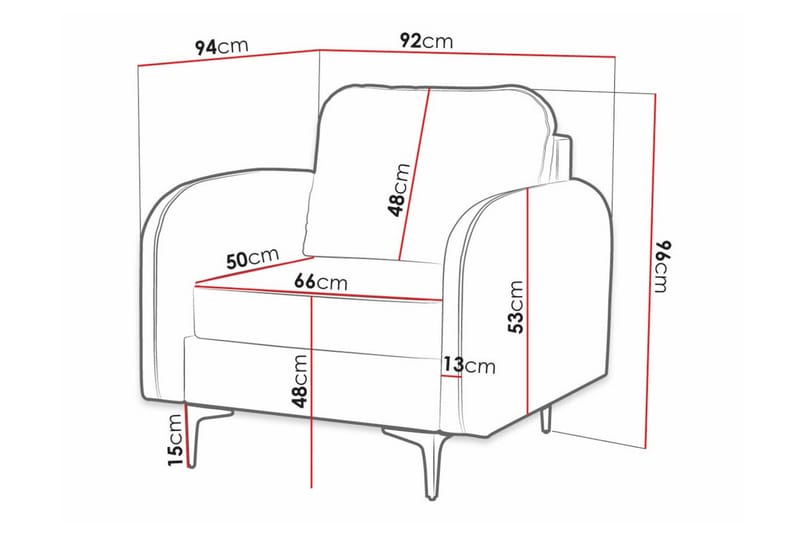 Knocklong Fåtölj Black - Möbler - Vardagsrum - Fåtöljer