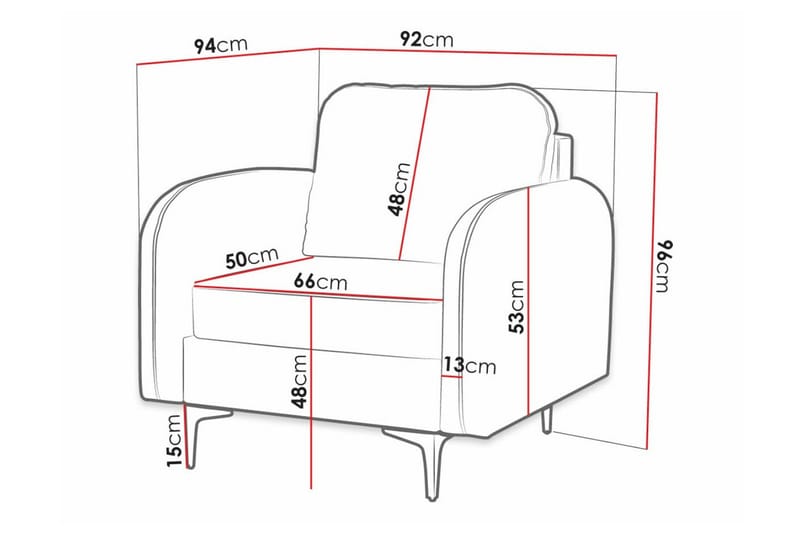Knocklong Fåtölj Brown - Möbler - Vardagsrum - Fåtöljer