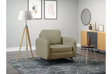 Knocklong Fåtölj Dark Beige/Mocca - Möbler - Vardagsrum - Fåtöljer