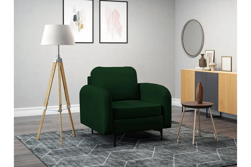 Knocklong Fåtölj Dark green - Möbler - Vardagsrum - Fåtöljer