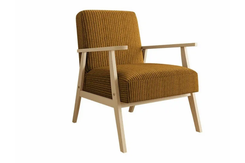 Knocklong Fåtölj Yellow/Brown