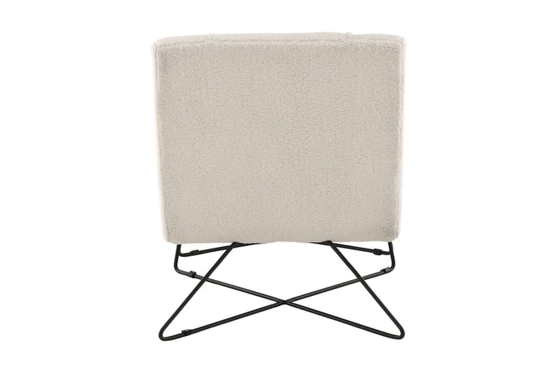 Laconia Fåtölj - Vit - Möbler - Vardagsrum - Fåtöljer - Fåtölj med fotpall