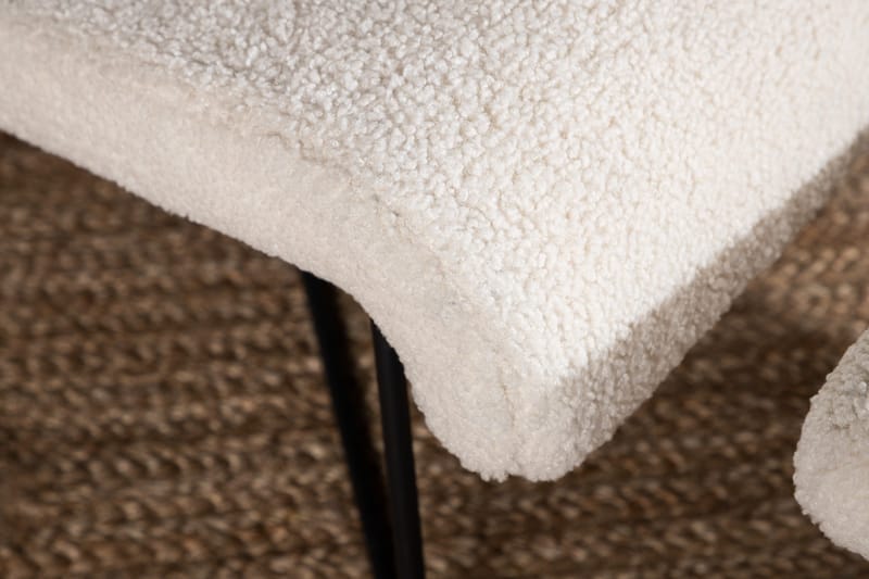 Laconia Fåtölj - Vit - Möbler - Vardagsrum - Fåtöljer - Fåtölj med fotpall