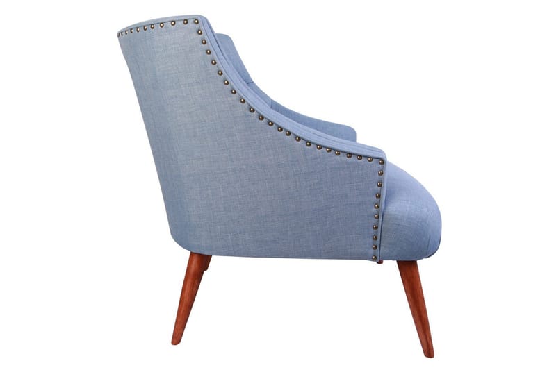 Lamonti Fåtölj - Indigoblå/Natur - Möbler - Vardagsrum - Fåtöljer