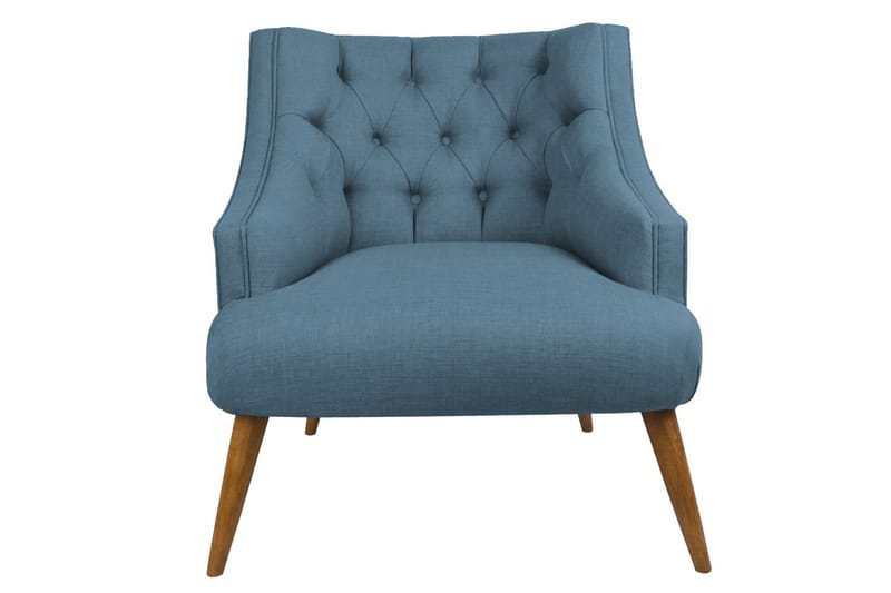 Lamonti Fåtölj - Mörkblå/Natur - Möbler - Vardagsrum - Fåtöljer