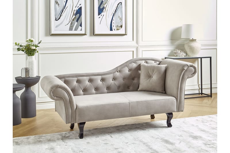 Lattes Schäslong 192 cm Höger - Beige - Möbler - Vardagsrum - Fåtöljer - Schäslongfåtöljer & divanfåtöljer