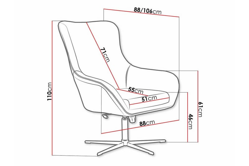 Laytown Fåtölj Dark green - Möbler - Vardagsrum - Fåtöljer