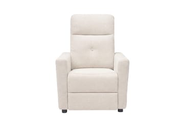 Leia Manuell Reclinerfåtölj i Tyg - Beige - Möbler - Vardagsrum - Fåtöljer - Biofåtöljer & reclinerfåtöljer
