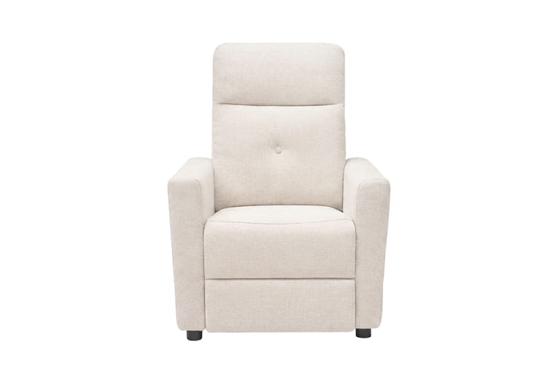 Leia Manuell Reclinerfåtölj i Tyg - Beige - Möbler - Vardagsrum - Fåtöljer - Biofåtöljer & reclinerfåtöljer