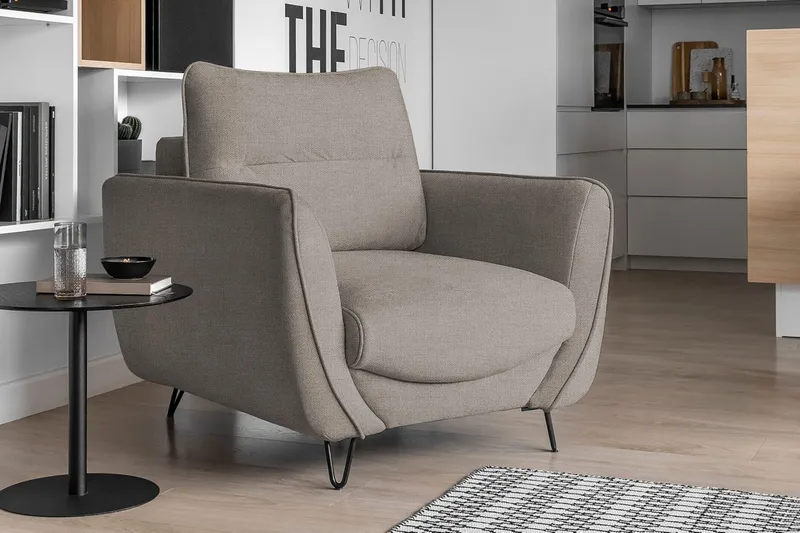 Lence Fåtölj - Beige - Möbler - Vardagsrum - Fåtöljer