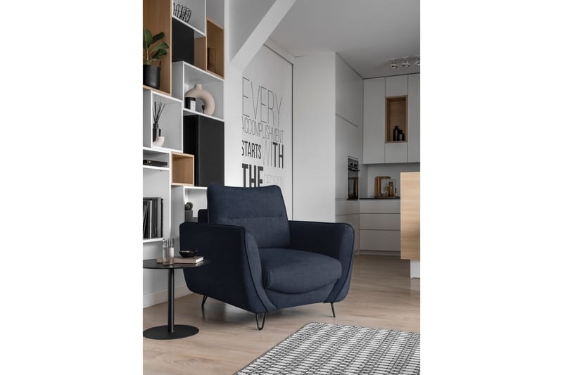 Lence Fåtölj - Blå - Möbler - Vardagsrum - Fåtöljer