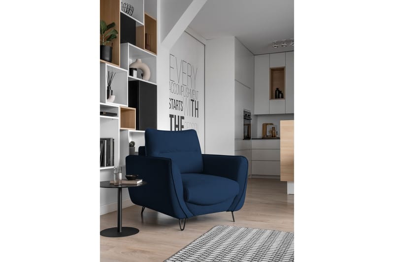 Lence Fåtölj - Blå - Möbler - Vardagsrum - Fåtöljer