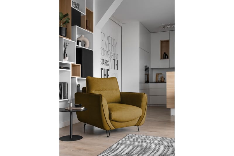 Lence Fåtölj - Gul - Möbler - Vardagsrum - Fåtöljer