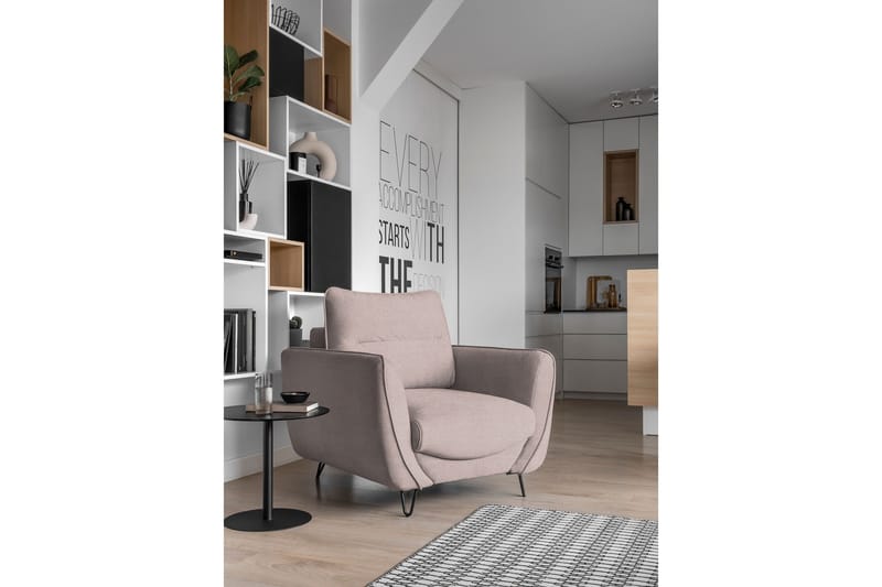 Lence Fåtölj - Ljusrosa - Möbler - Vardagsrum - Fåtöljer