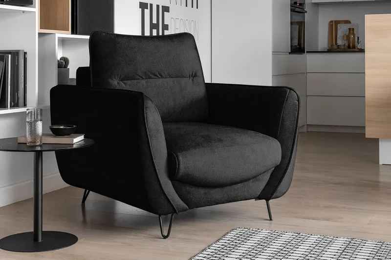 Lence Fåtölj, Svart