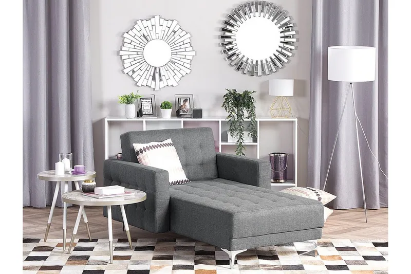 Aberdeen Schäslong - Grå - Möbler - Vardagsrum - Fåtöljer - Liggfåtöljer