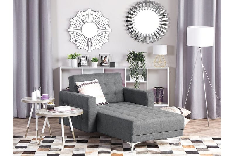 Aberdeen Schäslong - Grå - Möbler - Vardagsrum - Fåtöljer - Liggfåtöljer