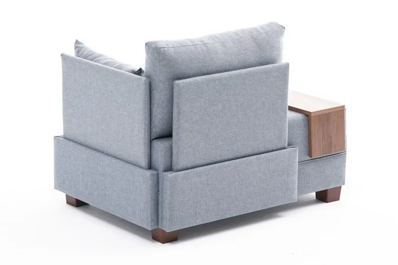 Algeria Schäslongfåtölj - Blå - Möbler - Vardagsrum - Fåtöljer - Liggfåtöljer