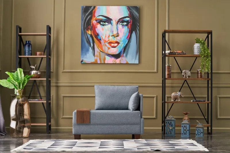 Algeria Schäslongfåtölj - Blå - Möbler - Vardagsrum - Fåtöljer - Liggfåtöljer