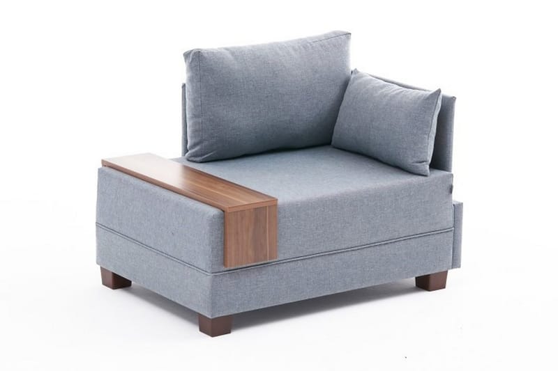 Algeria Schäslongfåtölj, Blå