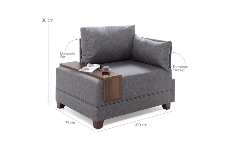 Algeria Schäslongfåtölj - Cream - Möbler - Vardagsrum - Fåtöljer - Liggfåtöljer