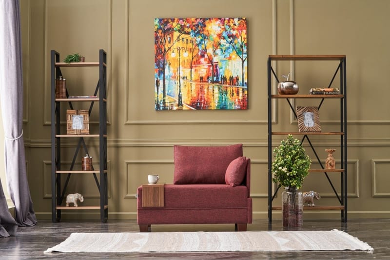 Algeria Schäslongfåtölj - Röd - Möbler - Vardagsrum - Fåtöljer - Liggfåtöljer