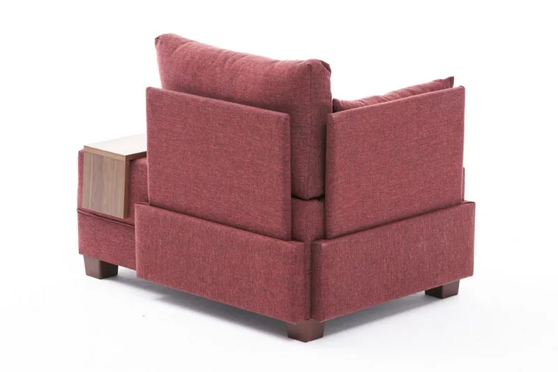 Algeria Schäslongfåtölj - Röd - Möbler - Vardagsrum - Fåtöljer - Liggfåtöljer