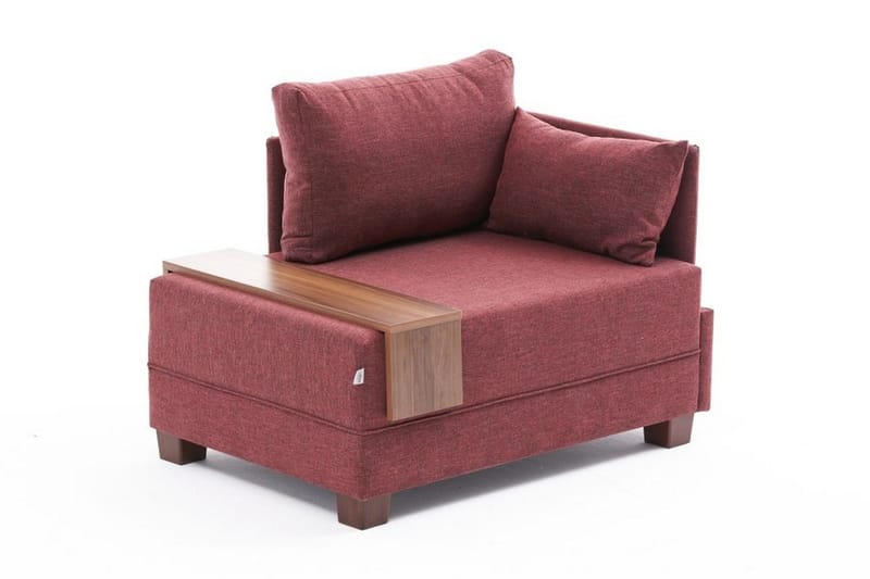 Algeria Schäslongfåtölj, Röd