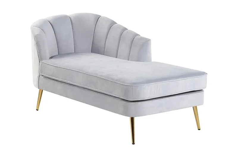 Allier Schäslong Vänster, Sammet/Grå