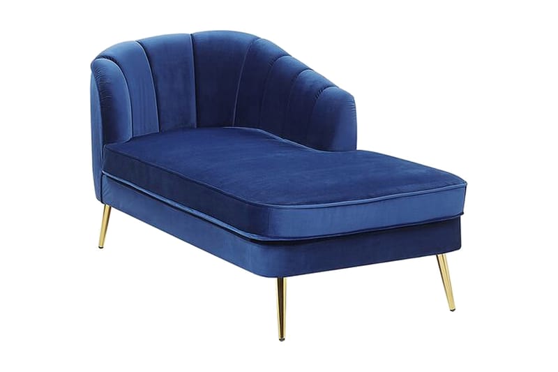 Allier Schäslong Vänster, Sammet/Koboltblå