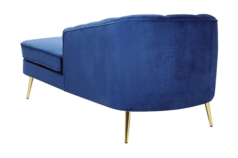 Allier Schäslong Vänster - Sammet/Koboltblå - Möbler - Vardagsrum - Fåtöljer - Liggfåtöljer