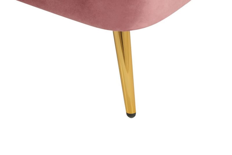 Allier Schäslong Vänster - Sammet/Rosa - Möbler - Vardagsrum - Fåtöljer - Liggfåtöljer