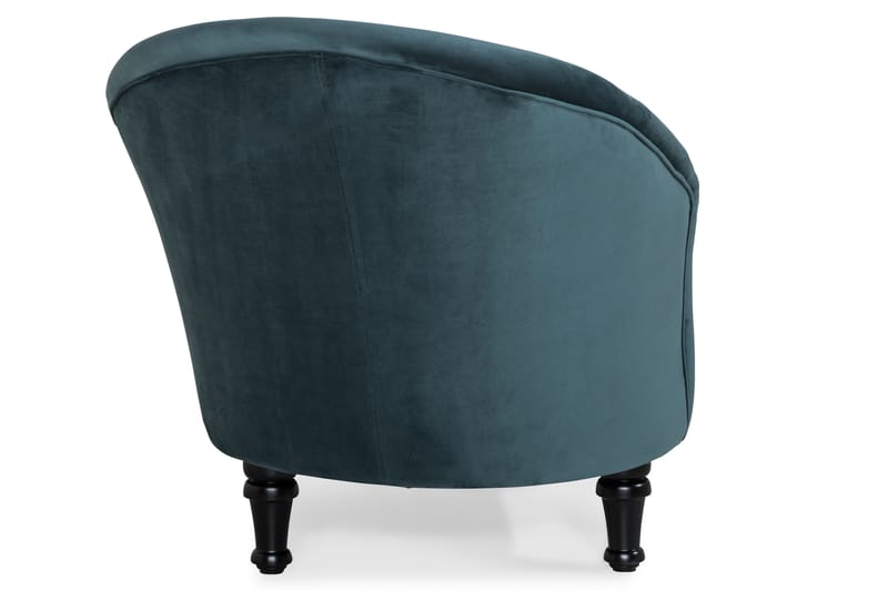 DANA CLASSIC Schäslong Sammet Blågrön - Möbler - Vardagsrum - Fåtöljer - Liggfåtöljer
