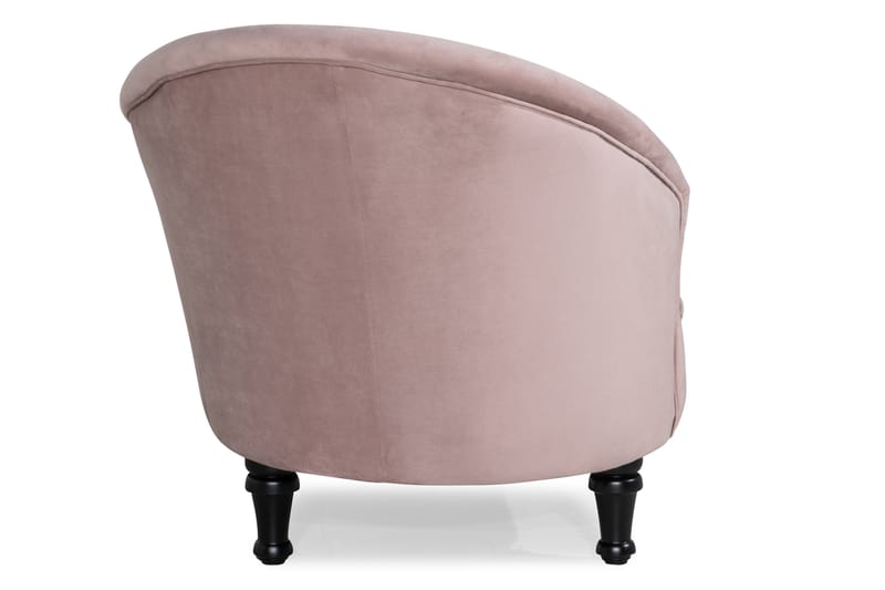 DANA CLASSIC Schäslong Sammet Ljusrosa - Möbler - Vardagsrum - Fåtöljer - Liggfåtöljer