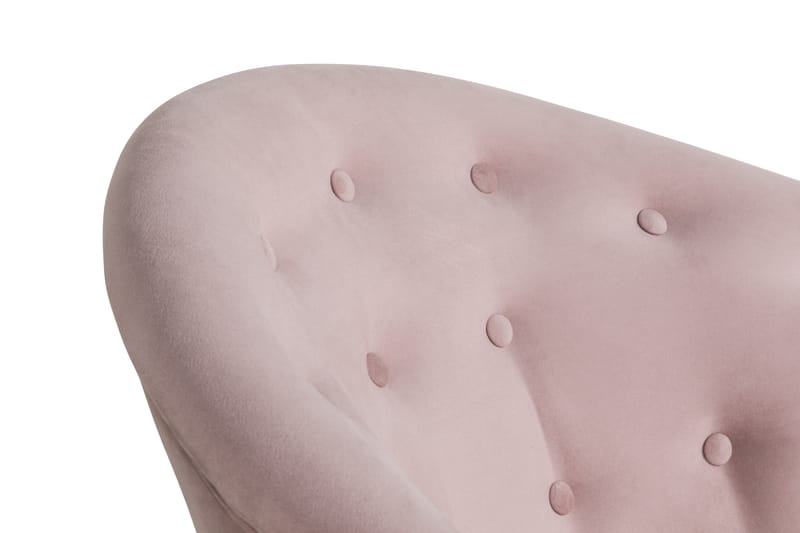 DANA CLASSIC Schäslong Sammet Ljusrosa - Möbler - Vardagsrum - Fåtöljer - Liggfåtöljer