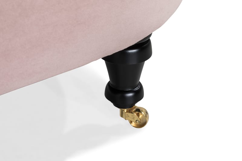 DANA CLASSIC Schäslong Sammet Ljusrosa - Möbler - Vardagsrum - Fåtöljer - Liggfåtöljer