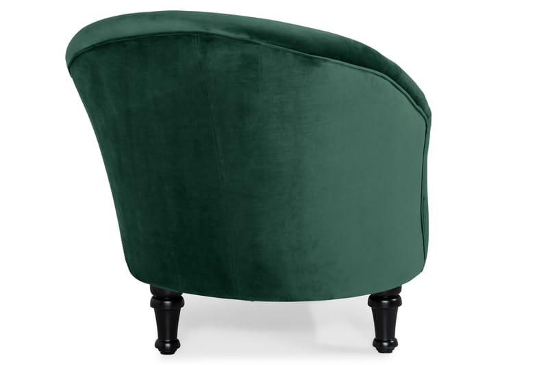 DANA Classic Schäslong Sammet Mörkgrön - Möbler - Vardagsrum - Fåtöljer - Liggfåtöljer