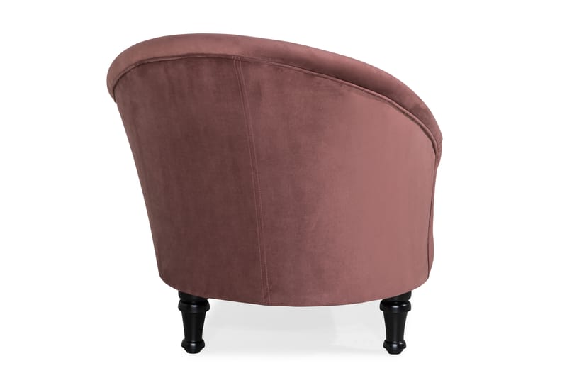 DANA CLASSIC Schäslong Sammet Rostrosa - Möbler - Vardagsrum - Fåtöljer - Liggfåtöljer