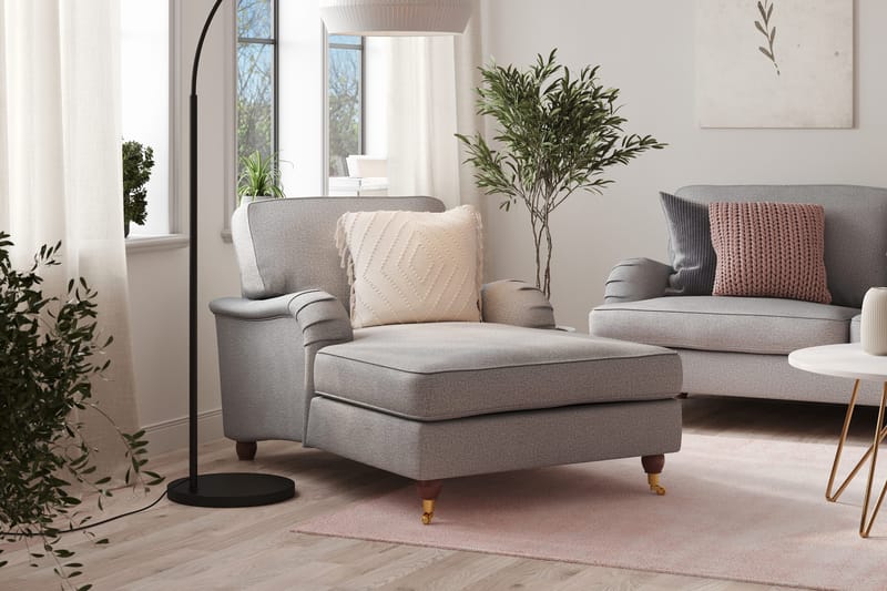 Howard Lyx Divanfåtölj - Grå - Möbler - Vardagsrum - Fåtöljer - Liggfåtöljer