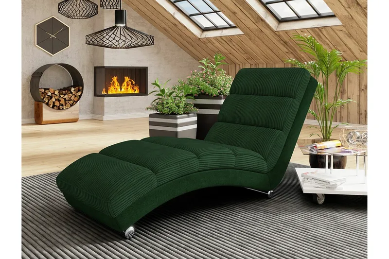 Kintore Liggfåtölj 62 cm 84x Dark green - Möbler - Vardagsrum - Fåtöljer - Liggfåtöljer