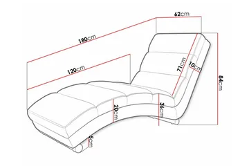 Kintore Liggfåtölj 62 cm 84x - Möbler - Vardagsrum - Fåtöljer - Liggfåtöljer