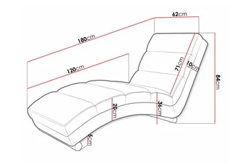 Kintore Liggfåtölj 62 cm 84x - Möbler - Vardagsrum - Fåtöljer - Liggfåtöljer