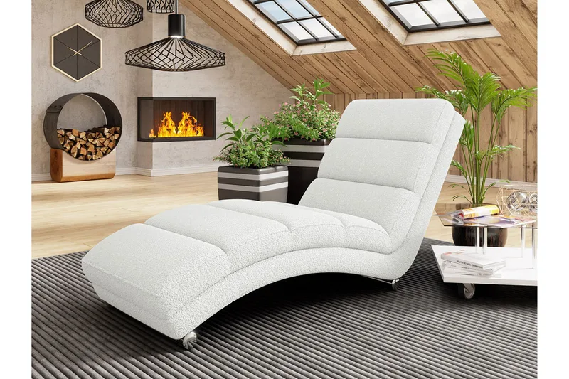 Kintore Liggfåtölj 62 cm White - Möbler - Vardagsrum - Fåtöljer - Liggfåtöljer