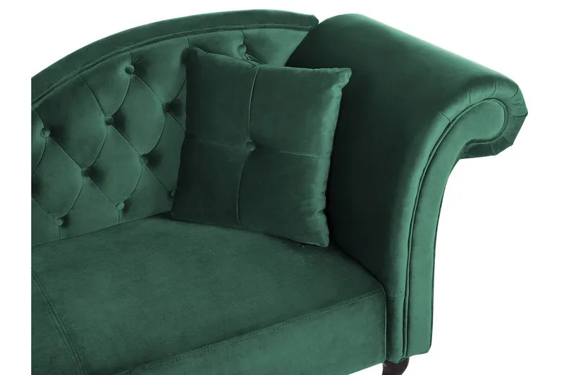 Lattes Schäslong Höger - Sammet/Grön - Möbler - Sovrum - Dagbäddar