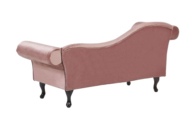 Lattes Schäslong Vänster - Sammet/Rosa - Möbler - Vardagsrum - Fåtöljer - Liggfåtöljer